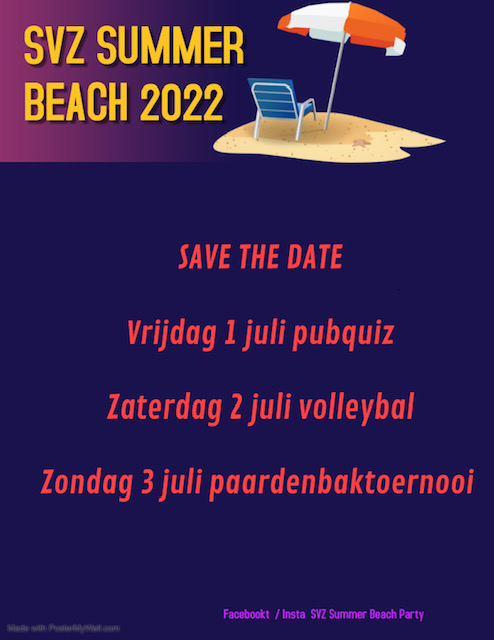 Save the date: SVZ Summer Beach 2022