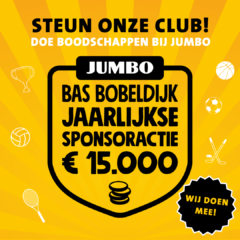 Wij doen mee aan de Jumbo Bas Bobeldijk sponsoractie