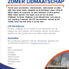 Zomerchallenge bij LTV Zevenhoven?