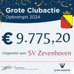 Kopers superloten Grote Clubactie bedankt!