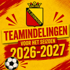 Voorlopige indeling jeugd 2026/2027