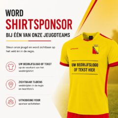 Shirtsponsor gezocht voor onze jeugd!