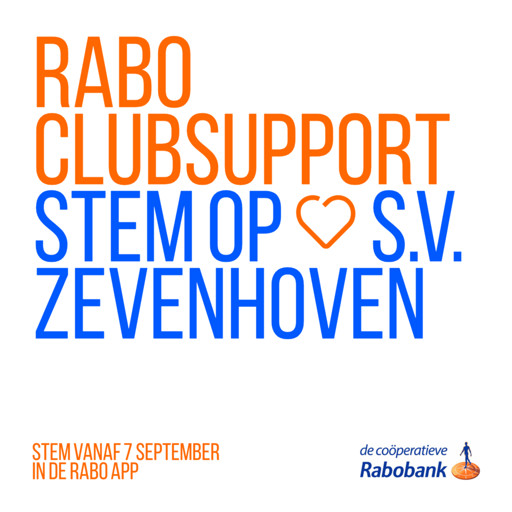 Stem op s.v. Zevenhoven via de Rabo ClubSupport actie!